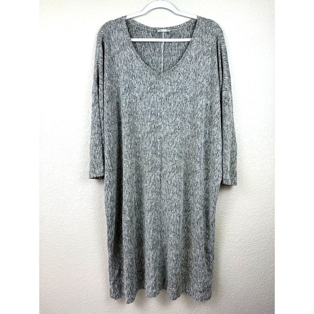 SALE J. Jill Pure 2X Linen Blend Sleeve Lightweight Tunic Top Shift Dress